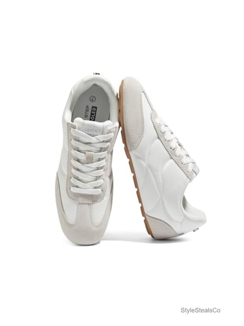 Womens Cow Suede Retro Sneakers Thin Sole Lightweight Walking Shoes